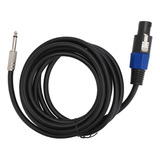 Cable De Altavoz Profesional Plug And Play De 1/4 Pulgadas D