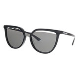 Mcq Mq0197s-001 Negro Cateye Gafas De Sol Para Mujer