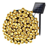 Luz Solar Navidad Serie 200led Decoración 22m