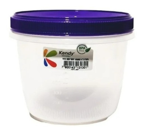 Pack 10 Potes Twist Plásticos Grandes Con Tapa N` 2 800ml