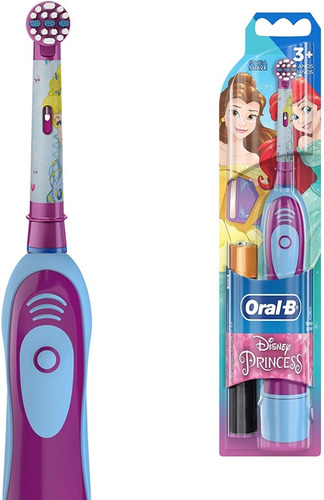 Escova Dental Eletrica Infantil Princesas + Pilhas