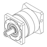 Reductor 10:1 Para Nema 34 Easy Servo De 4 , 4.5 , 8 , 12 Nm