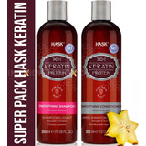 Shampoo  Acondicionador Hask Keratin Protein Premium 710 Ml