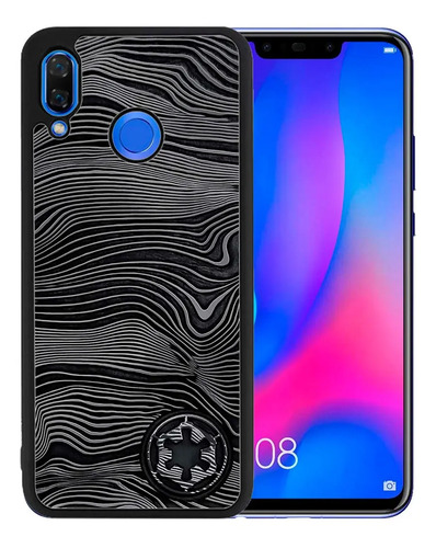 Funda Huawei Nova 3 Acero Beskar Mandalorian Tpu Uso Rudo