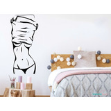 Adesivo De Decoração Quarto Sensual Mulher Roupa Sexy