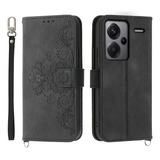 For Redmi Note 13 Pro+ 5g 2 In 1 Wallet Card Slot Case+strap