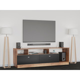 Mesa Tv Led 1.50 Moderno Mueble Rack Lcd Modular Melamina 