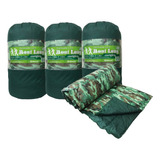 Kit 3 Colchonete Acampamento Camping Bolsa 1,90x1,30m Casal