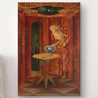 Remedios Varo Nacido De Cuadro Canvas Decoración Arte Armazón Marco De Madera | Meses sin interés