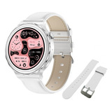 Smartwatch Reloj Inteligente Lemfo Hk43 Silver Dos Correas