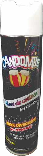 Nieve Espuma Carnaval Aerosol Candombe X Unidad