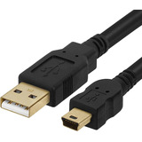 Cable Usb 2.0 A Mini Usb Compatible Con P3 1.50 Metros Color Negro