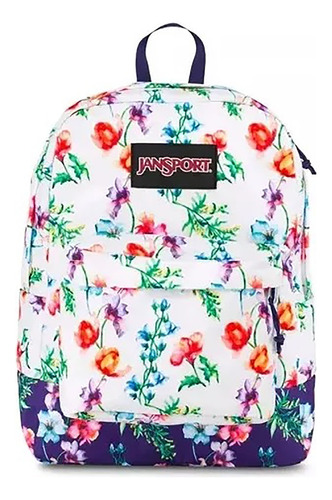 Mochila Jansport Superbreak Multi Flower Explosion