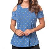 Blusa Jesenia Azul-nar Para Mujer Croydon