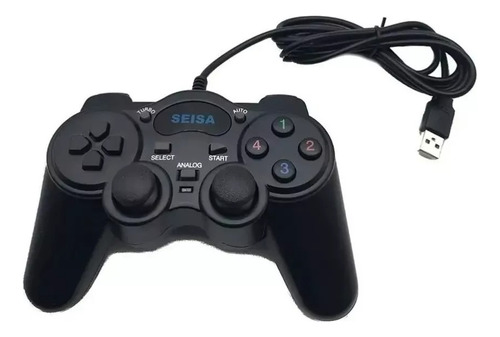 Joystick Para Pc Usb Cable 1.8 Metros Dual Shock Vibracion