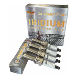 Pack 4 Bujias Iridium Laser Premium Recomendado  Para Honda