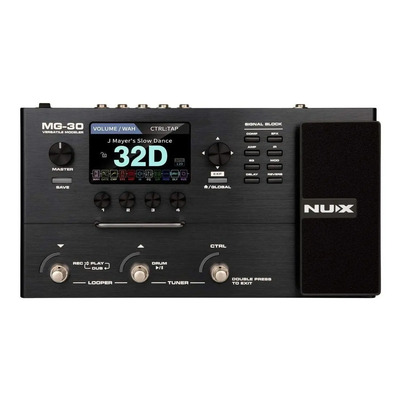 Pedal de efecto NUX Versatile Modeler MG-30 negro | Envío gratis