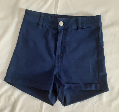 Short H&m Tiro Alto Talle S Mujer