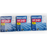 Set 3 Cajas Disckettes Maxell Mf 2hd 