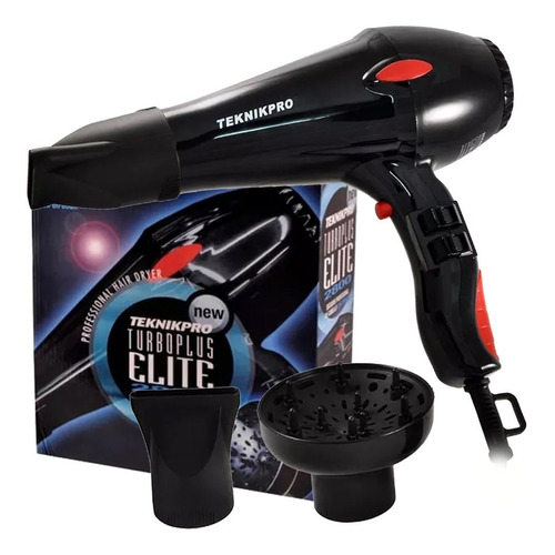 Secador De Pelo Profesional Teknikpro Turboplus Elite 2800