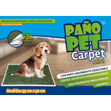 Bandeja Sanitaria Pasto Paño Pet Carpet Mini Indoor Interior