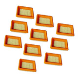 Paquete 10 Filtros Aire Para Cepillo Stihl Fs120 Fs200