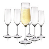 Set 6 Copas Champaña Cristal Riserva Bormioli Rocco 205ml