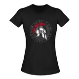 Camiseta Invictus Feminina T-shirt Concept Molon Labe Preta