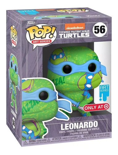 Funko Pop Leonardo 56 Tortugas Ninja Art Series Nuevo