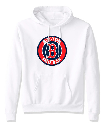 Sudadera Equipo Beisbol Mlb Logo Boston Red Sox Circulo B