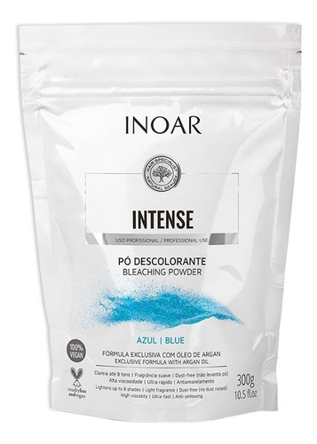 Inoar Pó Descolorante Desamarelador Com Oleo De Argan 300g