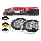 Par Faros Redondos Led Superpotente 50w Tipo Baja 5 '' Jeep