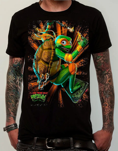 Playera Tortugas Ninja Mutant Rafael Leonardo Donatelo H