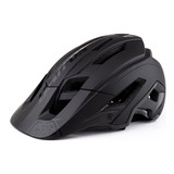 Casco Bicicleta Mtb Batfox Negro Mate