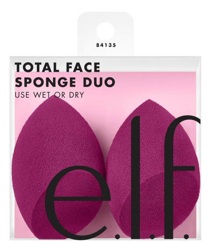 Elf Total Face Sponge Duo 2 Esponjas Grandes Libre De Latex