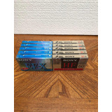Lote 10 Cassettes Sony Vintage