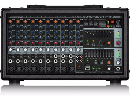 Behringer Pmp2000d Consola Potenciada 14 Canales 2000 Watts