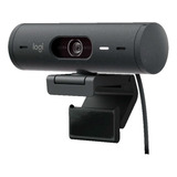 Webcam Camara Web Logitech Brio 500 Full Hd 1080p Grafito
