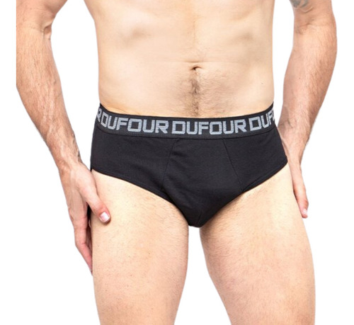 Slip Dufour Calzoncillo Algodón Elástico 12053 Pack X2