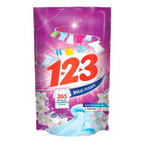 Detergente Líquido 123 Maxi Poder Con Suavizante Y Jazmín 1l