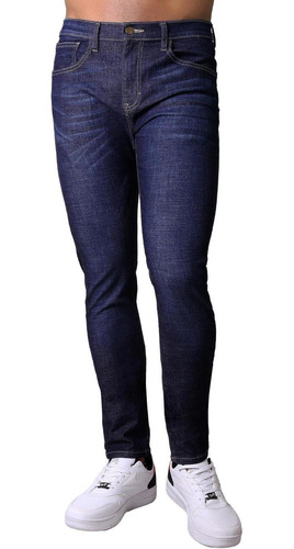 Jeans Moda Skinny Hombre Azul Stfashion 63104429