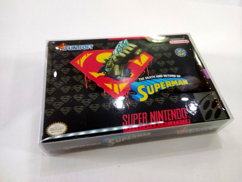 Protetor Caixas Cartucho Acetato Snes Super Nintendo N64
