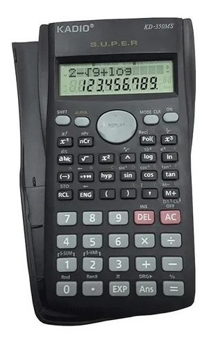 Calculadora Cientifica Kadio Kd-350  Pantalla De 2 Línea