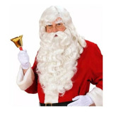 Peluca Y Barba Papa Noel Santa Claus Cotillón Disfraz