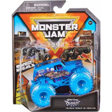 Monster Jam Son Uva Digger Azul, Camion Monstruo Truck 1:64