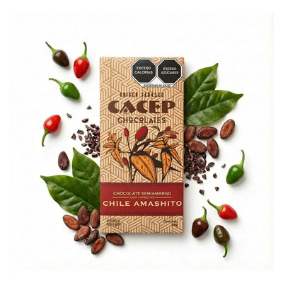 Chocolate Semi Amargo 70% Cacao Chile Amashito Cacep 85 G | MercadoLibre