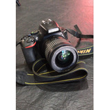  Nikon Kit D5600 18-55mm Vr Dslr Color Negro Con Trípode