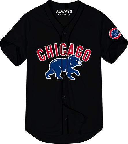 Camisola Jersey Chicago Cubs M3 Negro Ch M G Eg 2eg