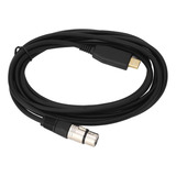 Cable De Micrófono Usb, Convertidor De Enlace De Micrófono H
