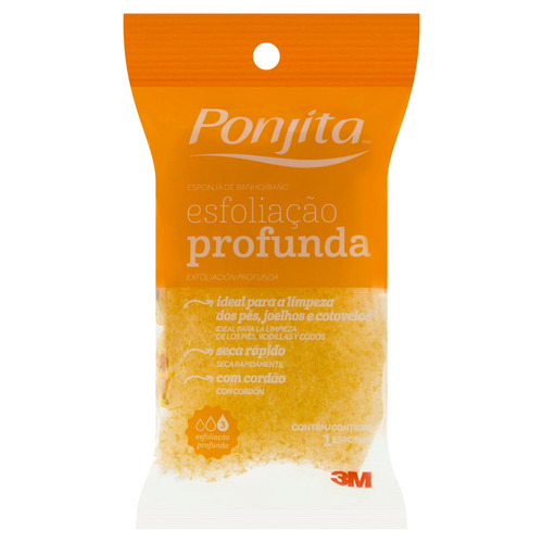 Esponja De Baño De Exfoliación Profunda Ponjita